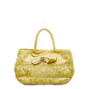 Nappa Gaufre Bow Handbag - '10s Second-hand