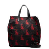 Bunny Print Tessuto Tote Bag - '10s Second-hand