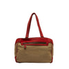 Canvas & Leather Handbag - '10s Second-hand