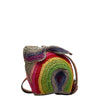 Raffia Rainbow Bunny Crossbody Bag - '10s Second-hand