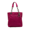 Woven Leather Chain Tote - '10s Second-hand