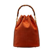 Suede Drawstring Bucket Bag - '10s Second-hand