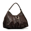 GG Signature D-Ring Shoulder Bag - '10s Second-hand