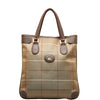 Check Canvas Tote Bag - '10s Second-hand