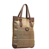 Check Canvas Tote Bag - '10s Second-hand