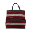 Denim Studded Flag Tote Bag - '10s Second-hand