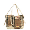 Nova Check Canvas Tote Bag - '10s Second-hand