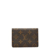 Monogram Canvas Vertical Card Case - '10s Second-hand