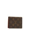 Monogram Canvas Vertical Card Case - '10s Second-hand