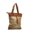 Leather Suede Tote Bag - '10s Second-hand