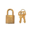 Brass Padlock & Key Set - '10s Second-hand