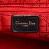 Large Cannage Leather Lady Dior - '10s Second-hand