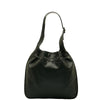 Leather Drawstring Shoulder Bag - '10s Second-hand