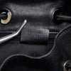 Leather Drawstring Shoulder Bag - '10s Second-hand