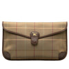 Plaid Canvas Clutch - '10s Second-hand