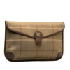 Plaid Canvas Clutch - '10s Second-hand