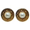 CD Faux Pearl Clip On Earrings - '10s Second-hand