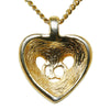 Crystal Heart CD Pendant Necklace - '10s Second-hand