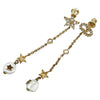 CD Star Faux Pearl Drop Earrings - '10s Second-hand