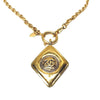 Diamond Frame CC Pendant Necklace - '10s Second-hand