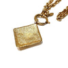 Diamond Frame CC Pendant Necklace - '10s Second-hand