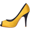 Giuseppe Zanotti Yellow and Black Pumps - 2000s Second hand