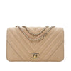 Secondhand Chanel Small Chevron Caviar Statement Flap