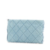 Secondhand Ferragamo Quilted Denim Vara Clutch