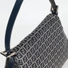 Secondhand Fendi Mamma Baguette Navy Canvas Bag