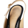 Secondhand Yves Saint Laurent Leather Colorblock Pattern Slingback Pumps
