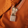 Second hand Loro Piana Orange Silk Hooded Safari Jacket