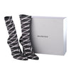 Secondhand Balenciaga Monogram Logo-Print Stretch Sock Boots