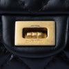 Secondhand Chanel Black Quilted Leather Reissue 2.55 Belt Bag - '10s