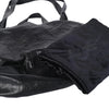 Yves Saint Laurent Rive Gauche Black Leather Oversized Tote Bag 
