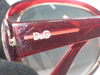 Dolce & Gabbana welcome glasses plastique rouge