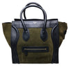 Secondhand Céline Luggage Phantom Khaki Suede Bag