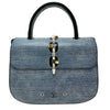 Secondhand Louis Vuitton Lockit Blue Leather Bag