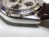 Breitling Chronomat Chronometer Automatic Watch stainless Steel Dial and leather bracelet
