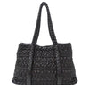 Secondhand Chanel Shopping Black Leather Bag