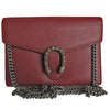 Secondhand Gucci Dionysus Burgundy Leather Bag