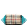 Burberry Small Haymarket Check Coated Canvas and Calfskin Canterbury Tote Secondhand