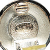 Secondhand Chanel Gold Plated Silver CC Round Clip on Earrings