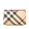 Burberry Nova Check Canvas Pouch Secondhand