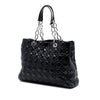 Dior Large Patent Cannage Lady Dior Soft Shopping Tote Secondhand