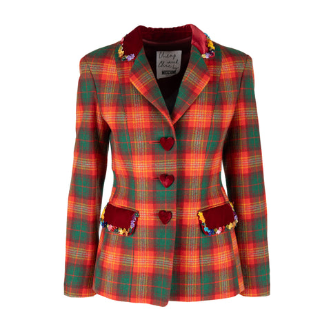 MOSCHINO CHEAPANDCHIC テーラードジャケット オレンジ MOSCHINO CHEAPANDCHIC テーラードジャケット オレンジ Moschino