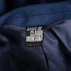 second hand State of Claude Montana Vintage Navy Blue Double-Breasted Skirt Suit- '80s