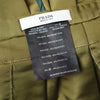 Secondhand Prada Green Mini Dress With Contrast Pleated Insert - '10s
