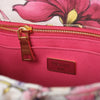 Prada Floral Print Small Canapa Tote Bag - '10s