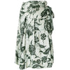 Dries Van Noten Grey Floral Skirt - '90s Second hand