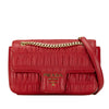 Secondhand Prada Galet Arrière Red Leather Bag